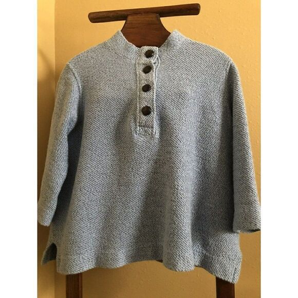 Soft surroundings Tunic Sweater Blue Size LP - Picture 1 of 8